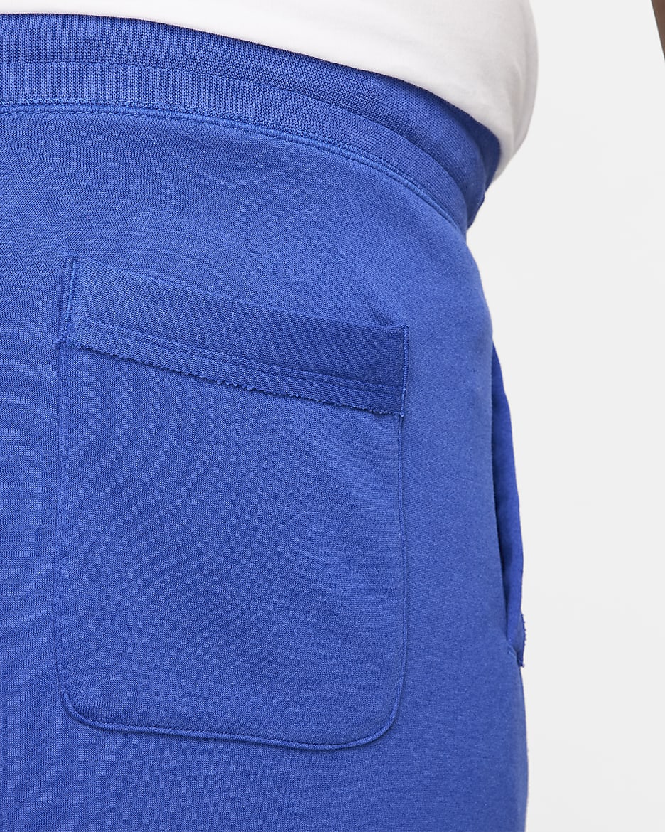 Shorts in French Terry Nike Club Alumni – Uomo - Game Royal/Bianco/Bianco