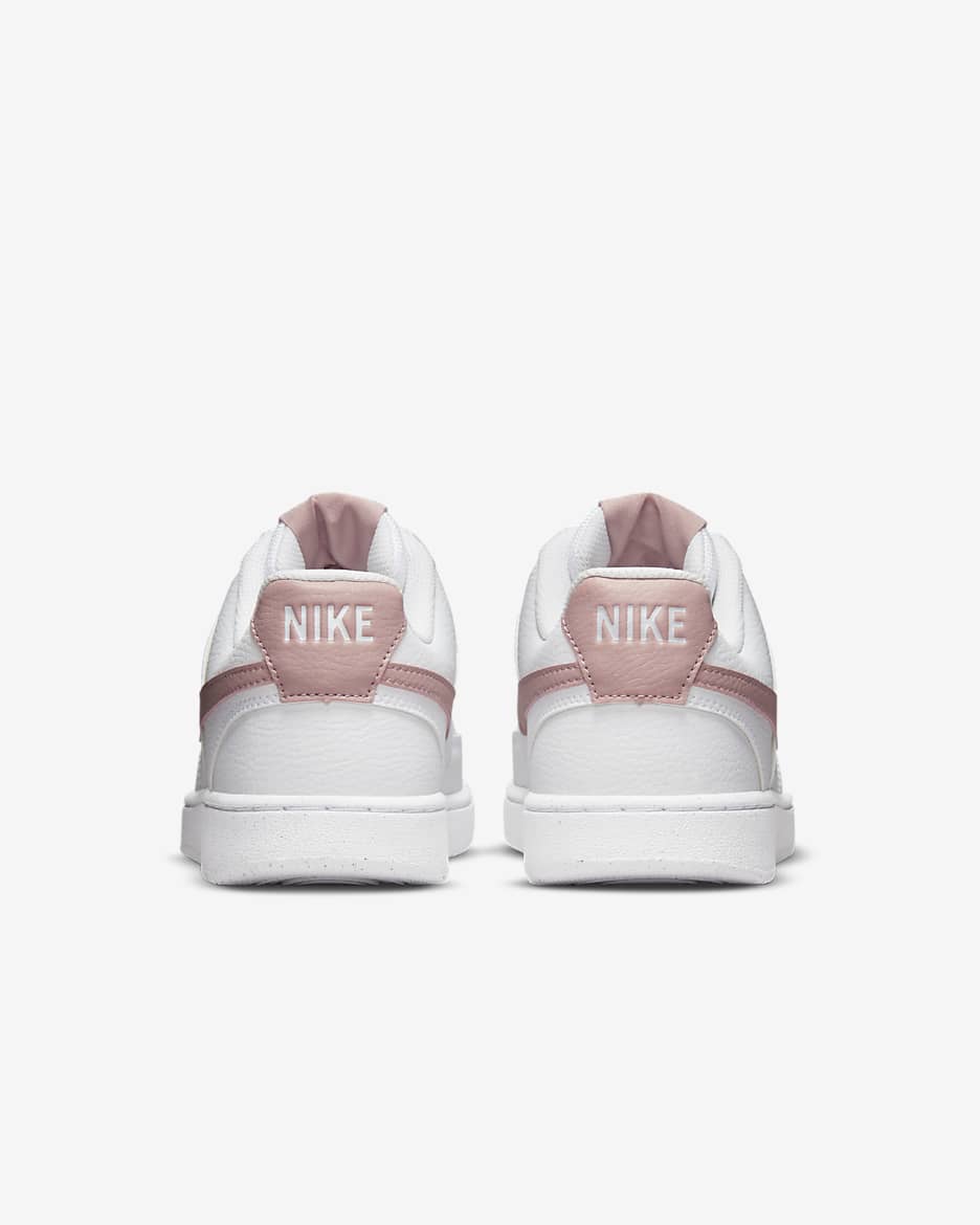 Nike Court Vision Low Next Nature Women's Shoes - White/Pink Oxford