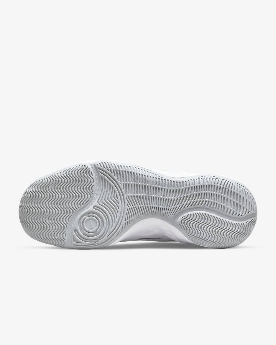 Nike Fly.By Mid 3 Basketball Shoes - White/Wolf Grey