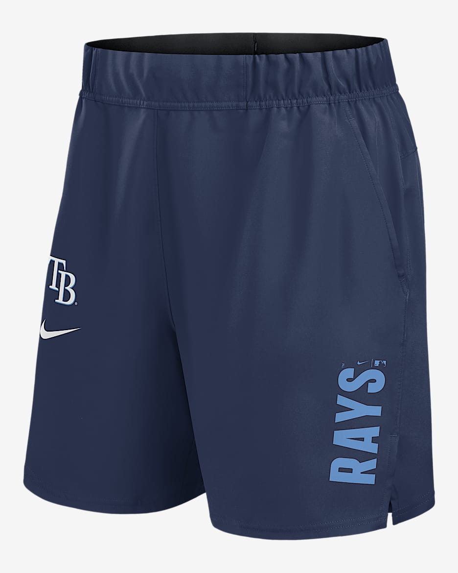 Shorts Nike Dri-FIT de la MLB para hombre Tampa Bay Rays Victory - Azul marino