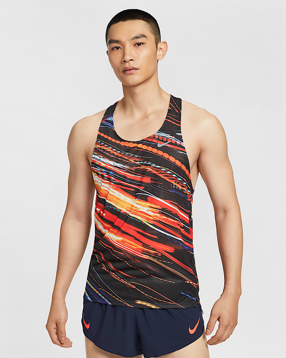 Nike Fast Men's Dri-FIT Running Vest - White