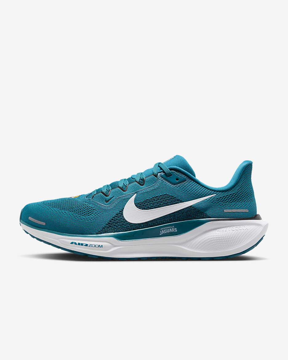 Tenis de correr en pavimento para hombre Nike Pegasus 41 NFL Jacksonville Jaguars - Viento/Blanco/Negro/Blanco