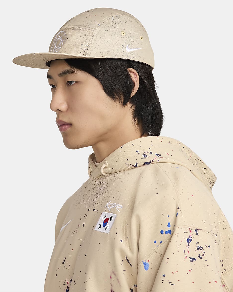 Korea Fly Nike Dri-FIT Breaking Cap - Sanddrift/White