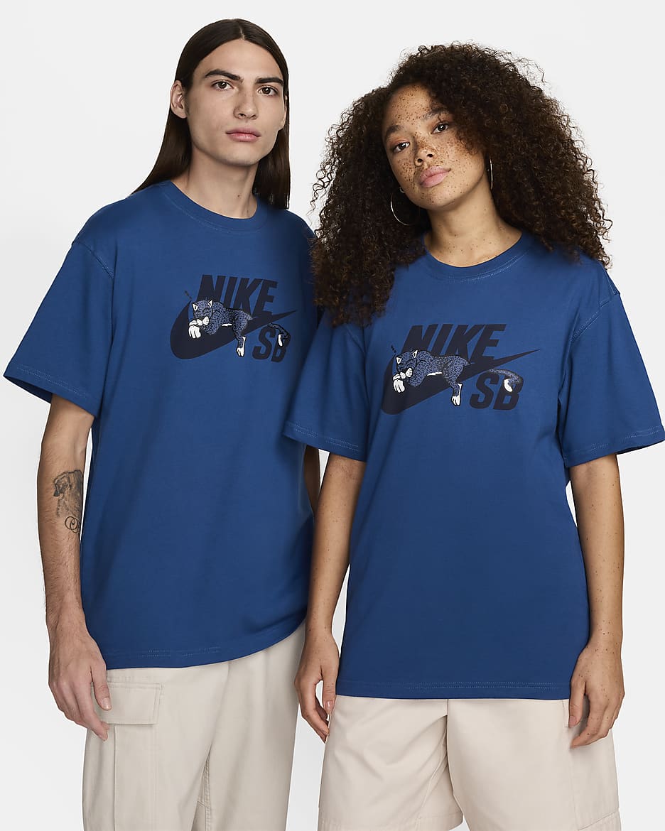 Playera de skateboarding Nike SB - Azul cancha