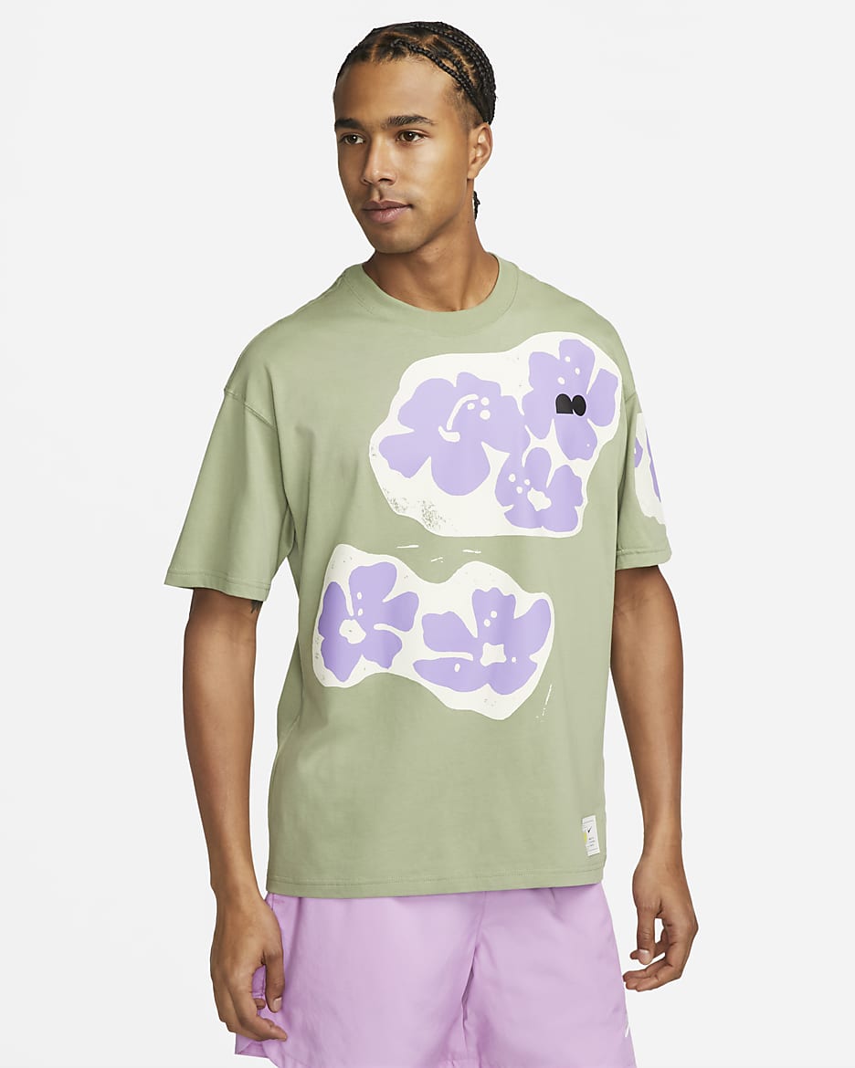 Naomi Osaka Graphic T-Shirt - Oil Green/Space Purple
