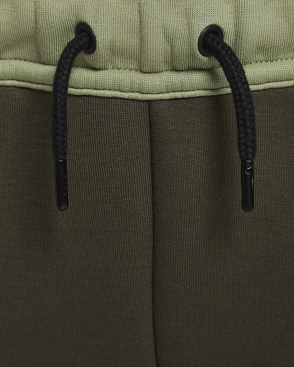 Pantalon Nike Sportswear Tech Fleece pour Garçon plus âgé - Cargo Khaki/Oil Green/Noir/Noir