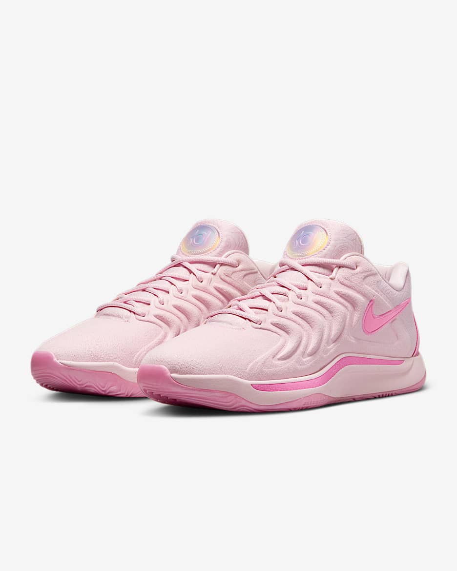 KD17 "Aunt Pearl" EP Basketball Shoes - Pink Foam/Beyond Pink