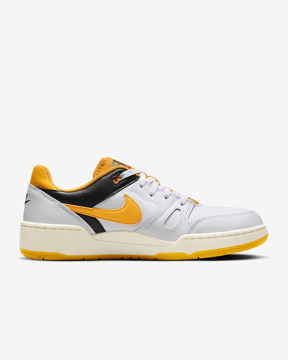 Nike Full Force Low Men's Shoes - White/Black/Sail/University Gold