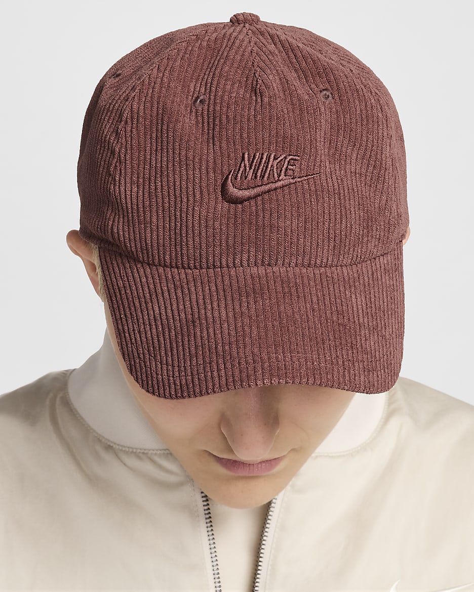 Nike Club Unstructured Corduroy Cap - Dark Pony/Dark Pony