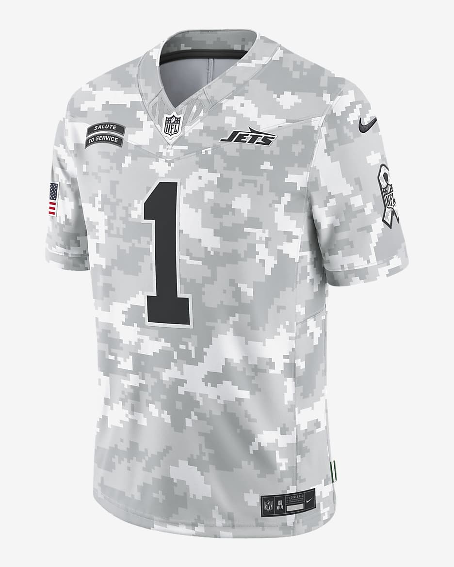 Sauce Gardner New York Jets Salute to Service Men's Nike DriFIT NFL