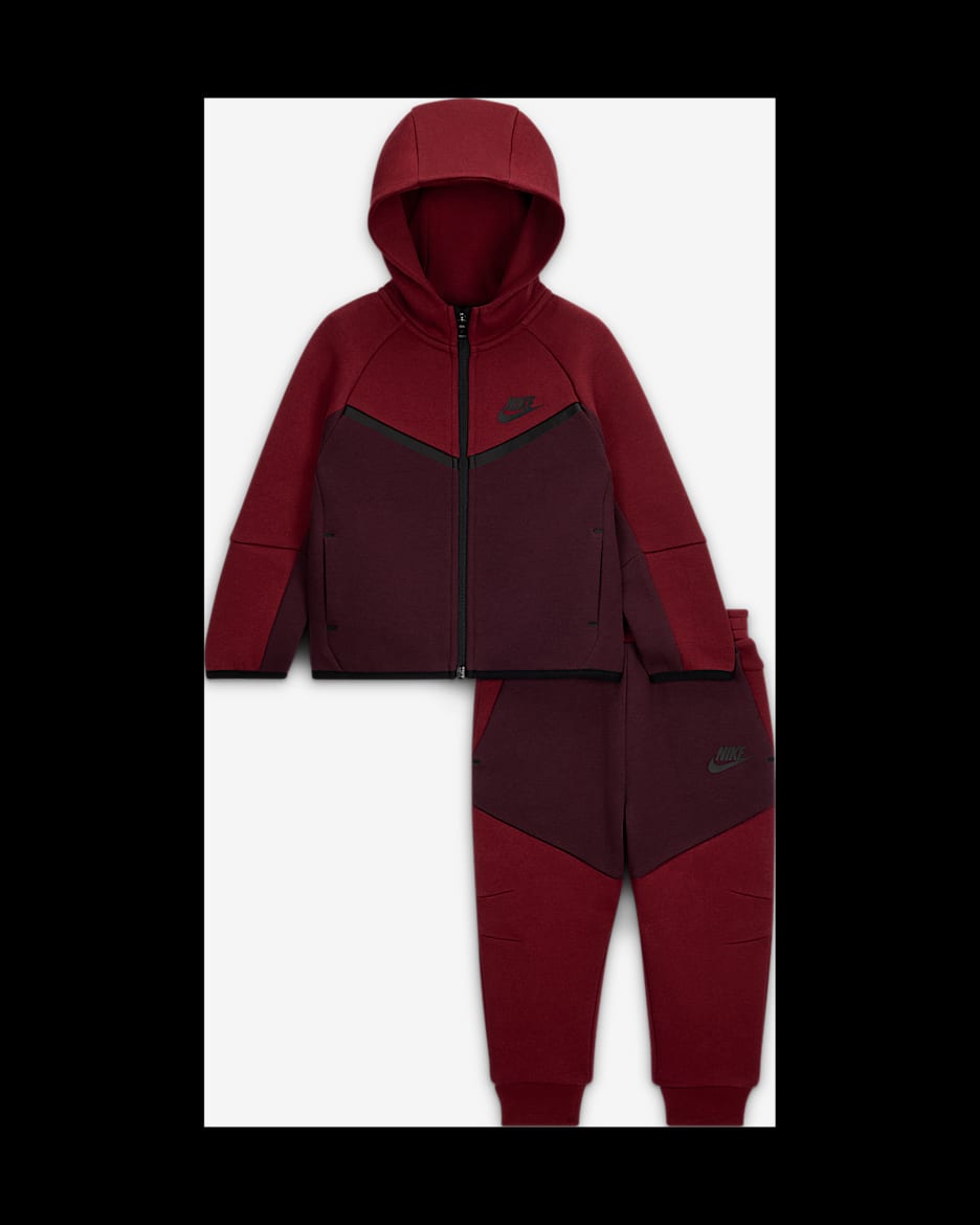 Nike Sportswear Baby Tech Fleece 2-Piece Full-Zip Set - University Red