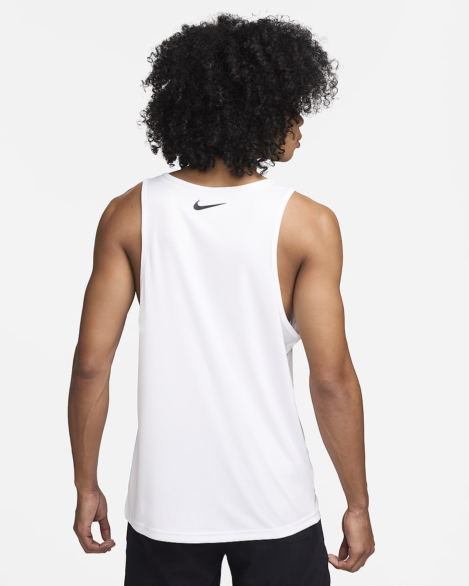 Nike Swim Scribble Men's Tank - White