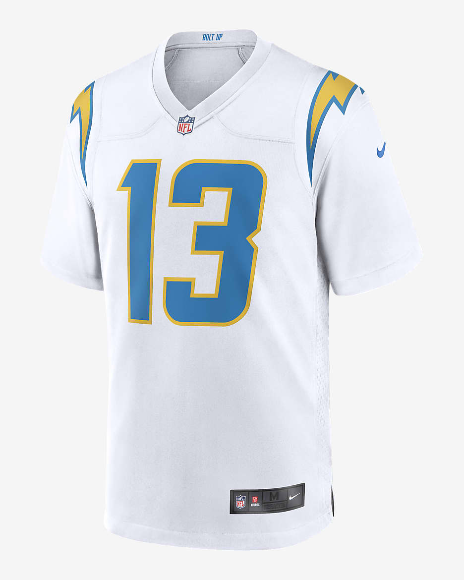 NFL Los Angeles Chargers (Keenan Allen) Men's Game Football Jersey - White