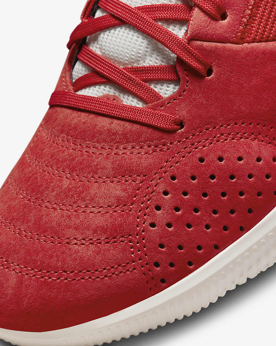 Nike Streetgato Low-Top Football Shoes - University Red/Sail/White