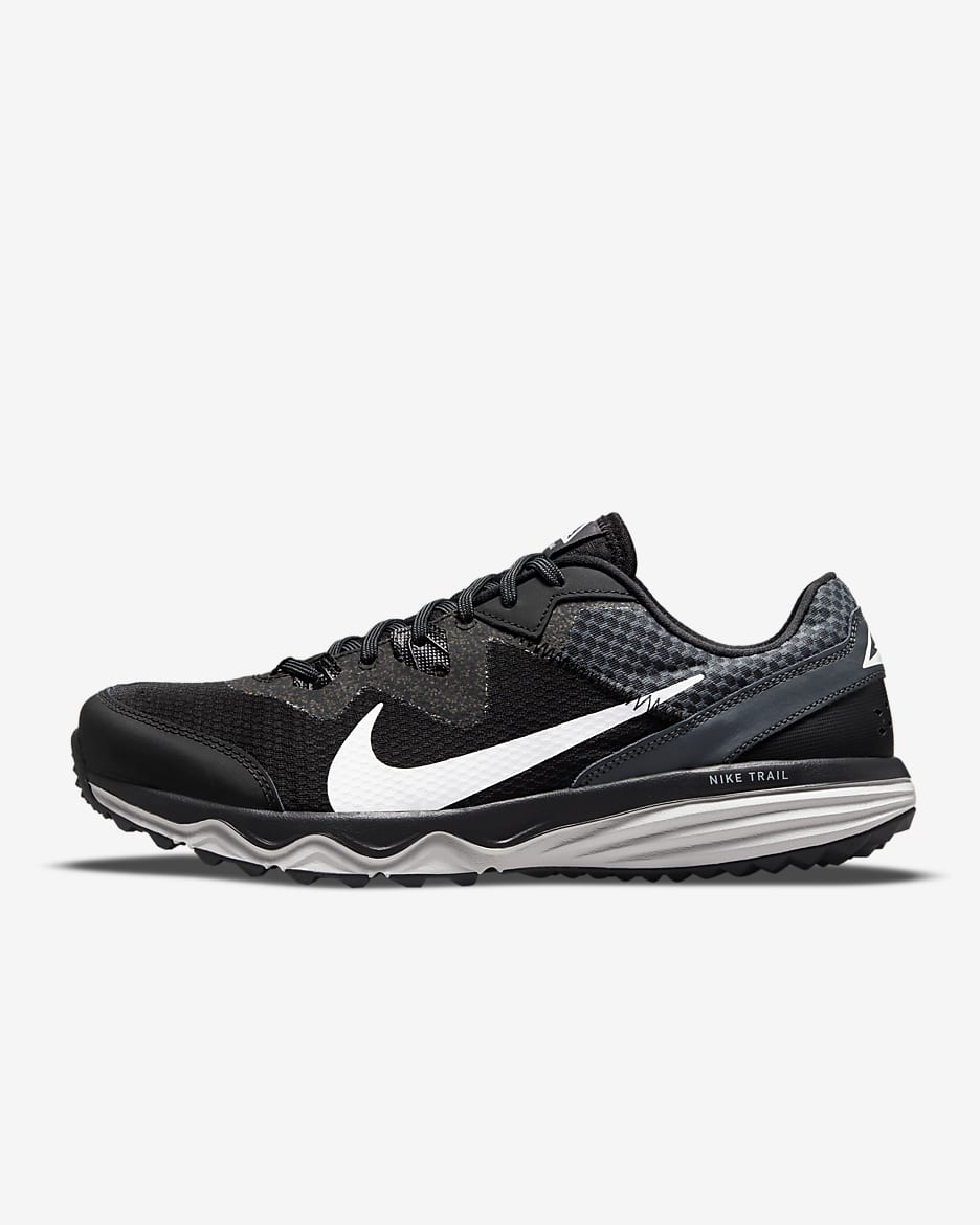 Nike Juniper Trail Men's Trail Running Shoes - Black/Dark Smoke Grey/Grey Fog/White