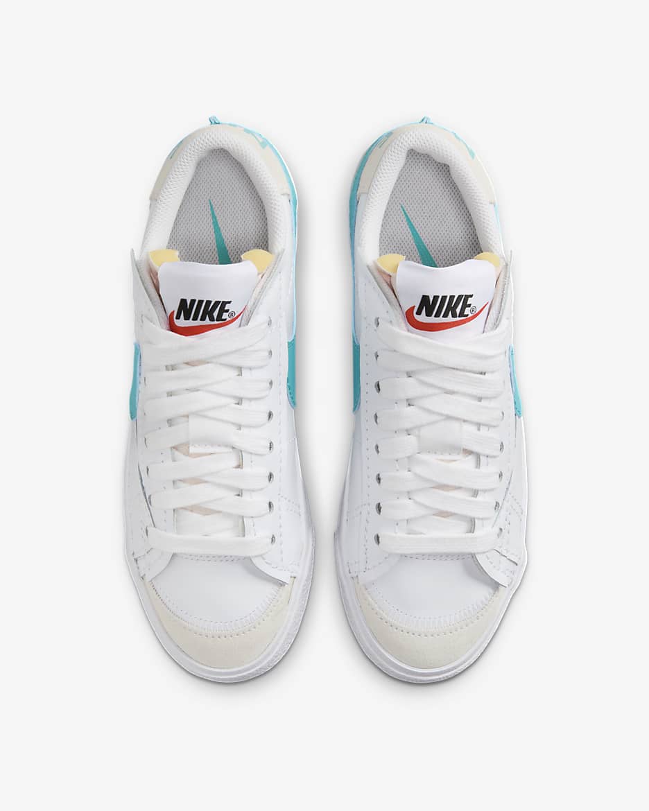 Nike Blazer 低筒 '77 Jumbo 女鞋 - 白色/Summit White/Team Orange/Dusty Cactus