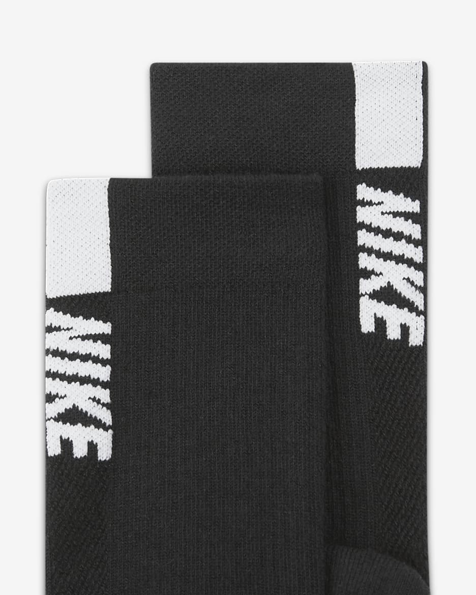 Nike Multiplier Crew-Socken (2 Paar) - Schwarz/Weiß