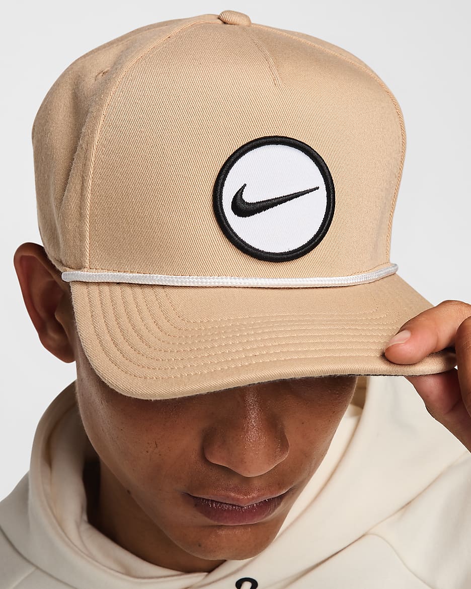 Nike Pro Structured Dri-FIT Cap - Hemp/Anthracite/White