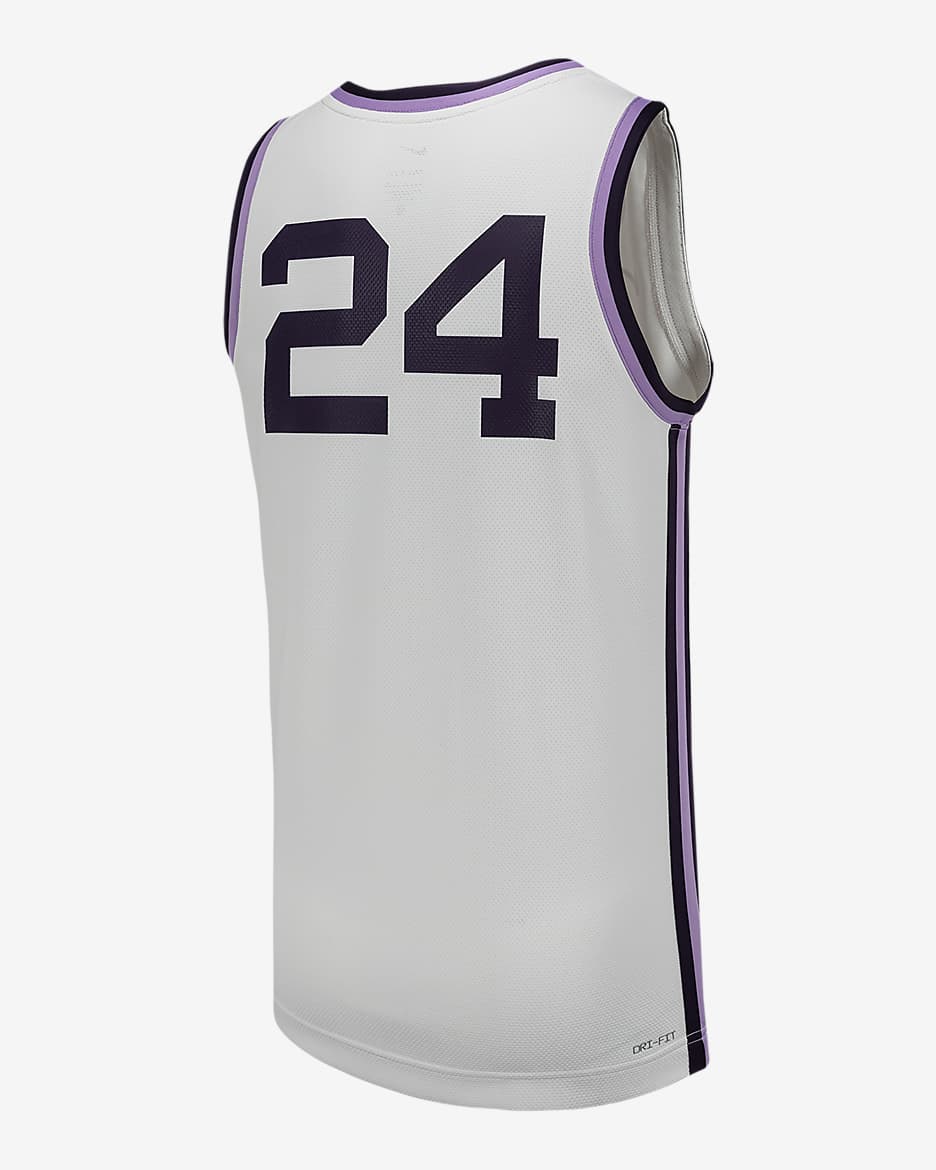 Jersey de básquetbol universitario Nike Replica para hombre Kansas State - Blanco