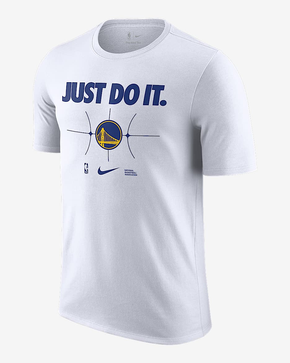 Playera Nike de la NBA para hombre Golden State Warriors Essential - Blanco