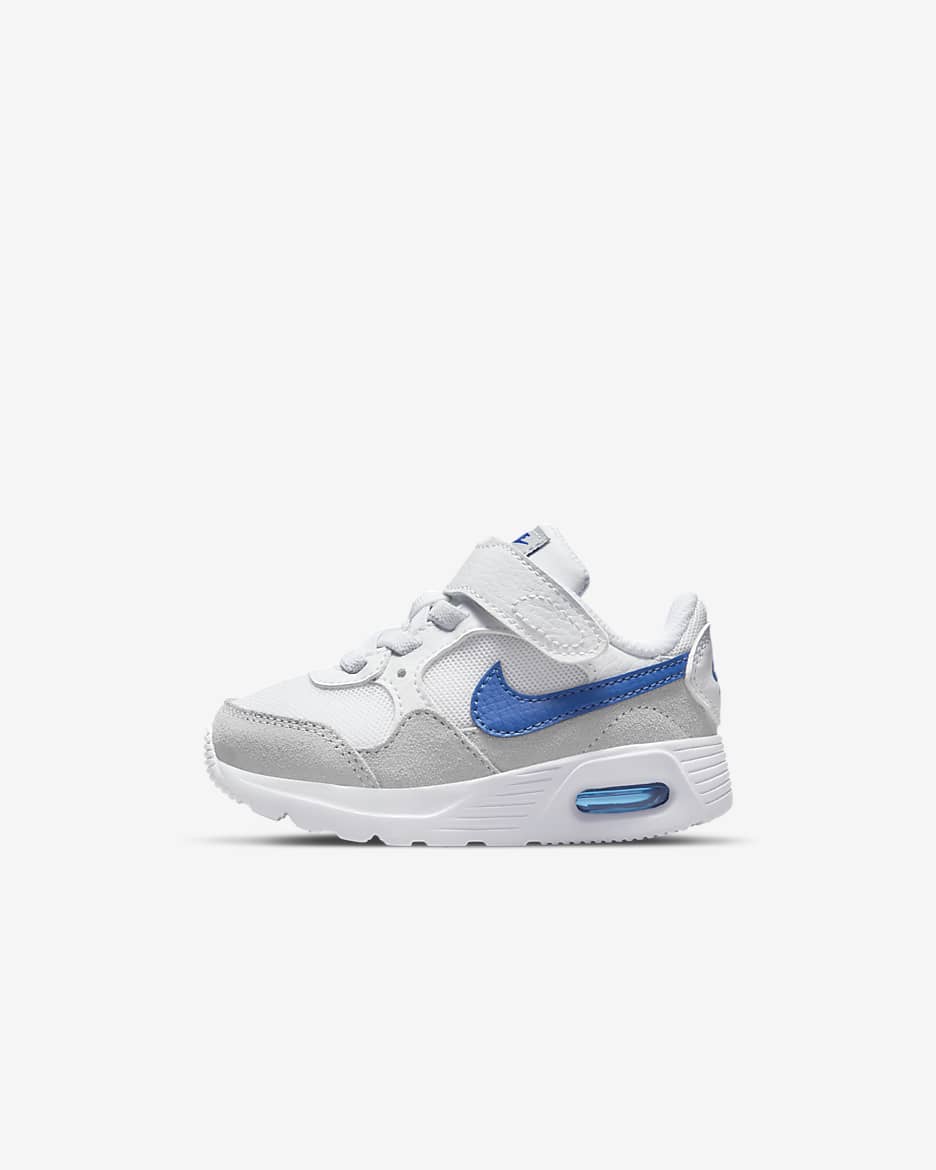 Buty dla niemowląt i maluchów Nike Air Max SC - Biel/Wolf Grey/Game Royal