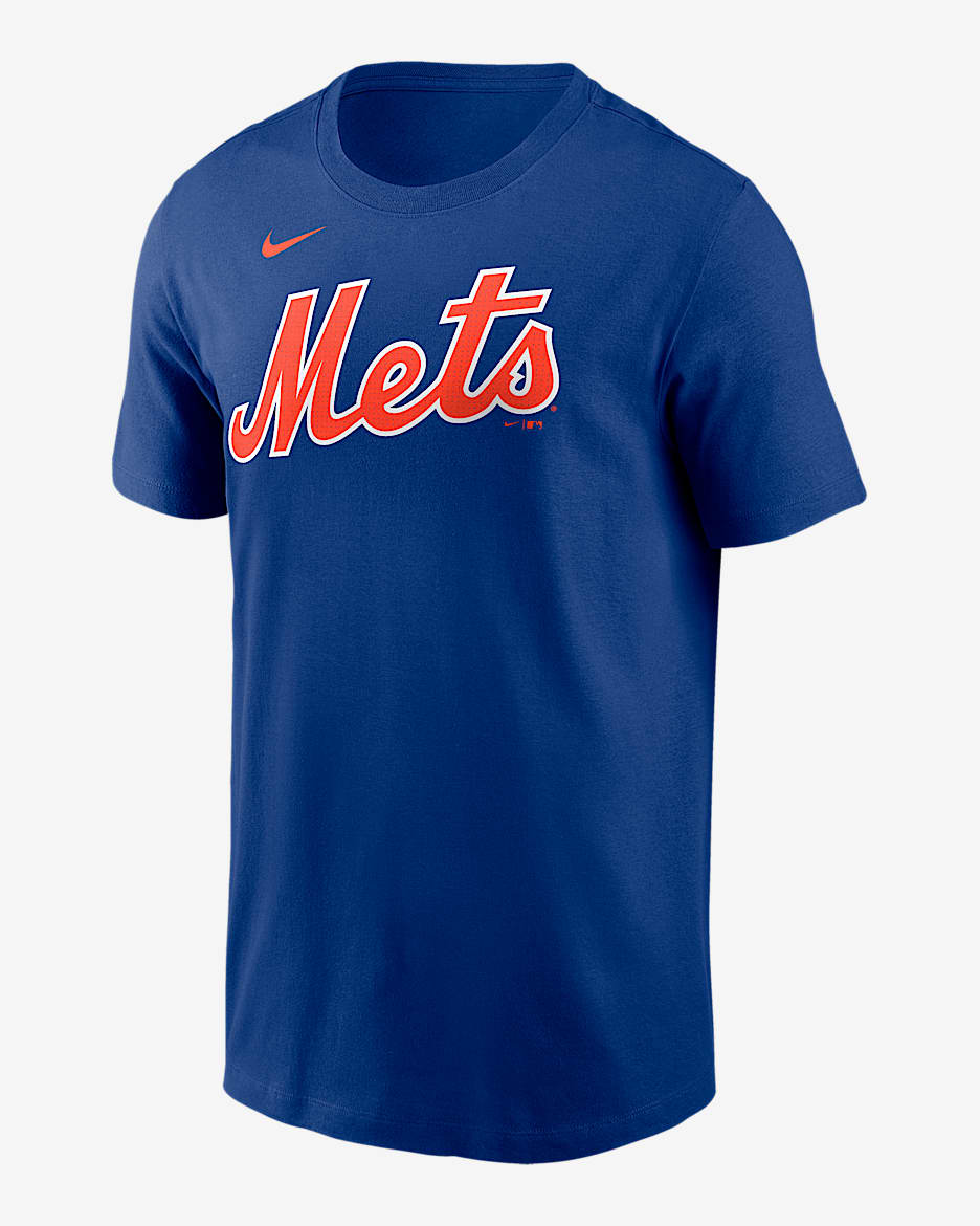 Playera Nike de la MLB para hombre Juan Soto New York Mets Fuse - Royal