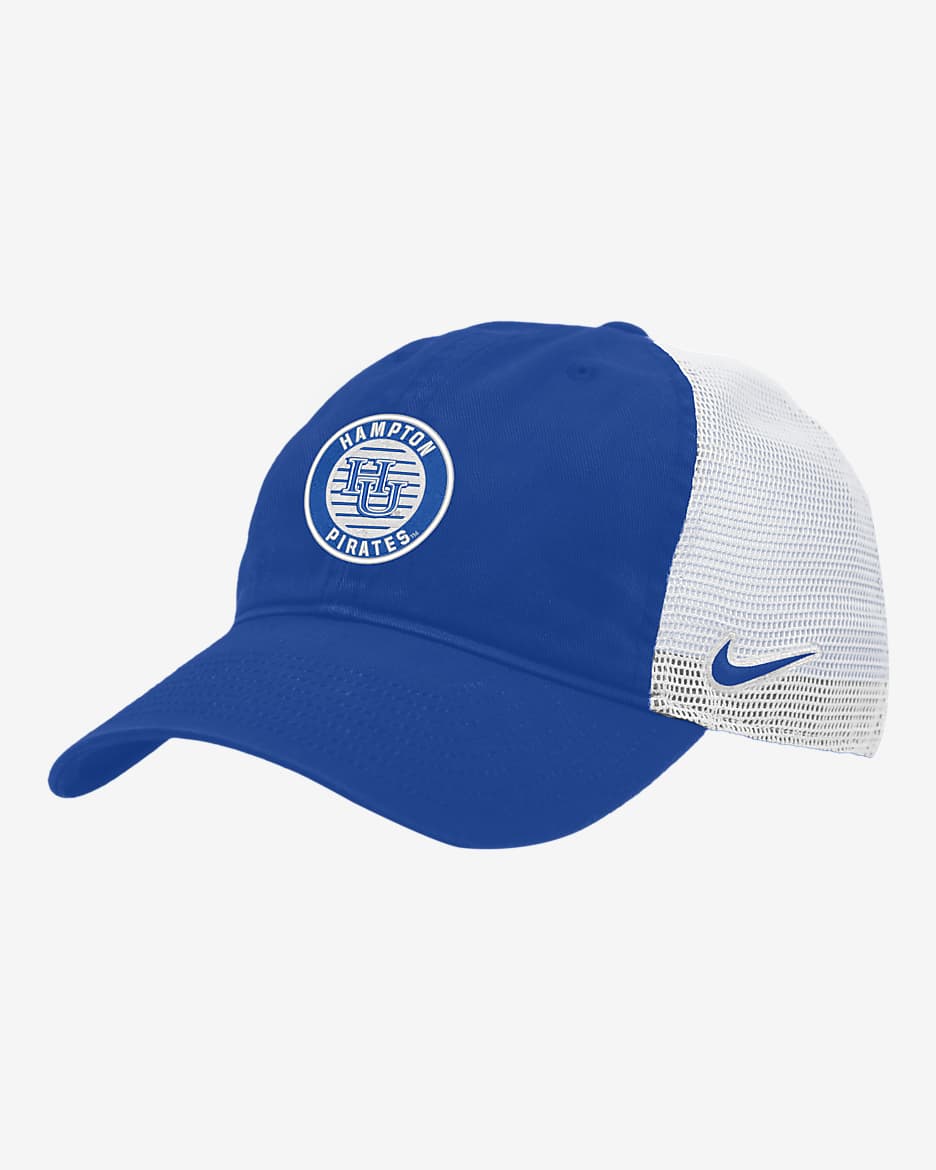 Hampton Heritage86 Nike College Trucker Hat - Royal