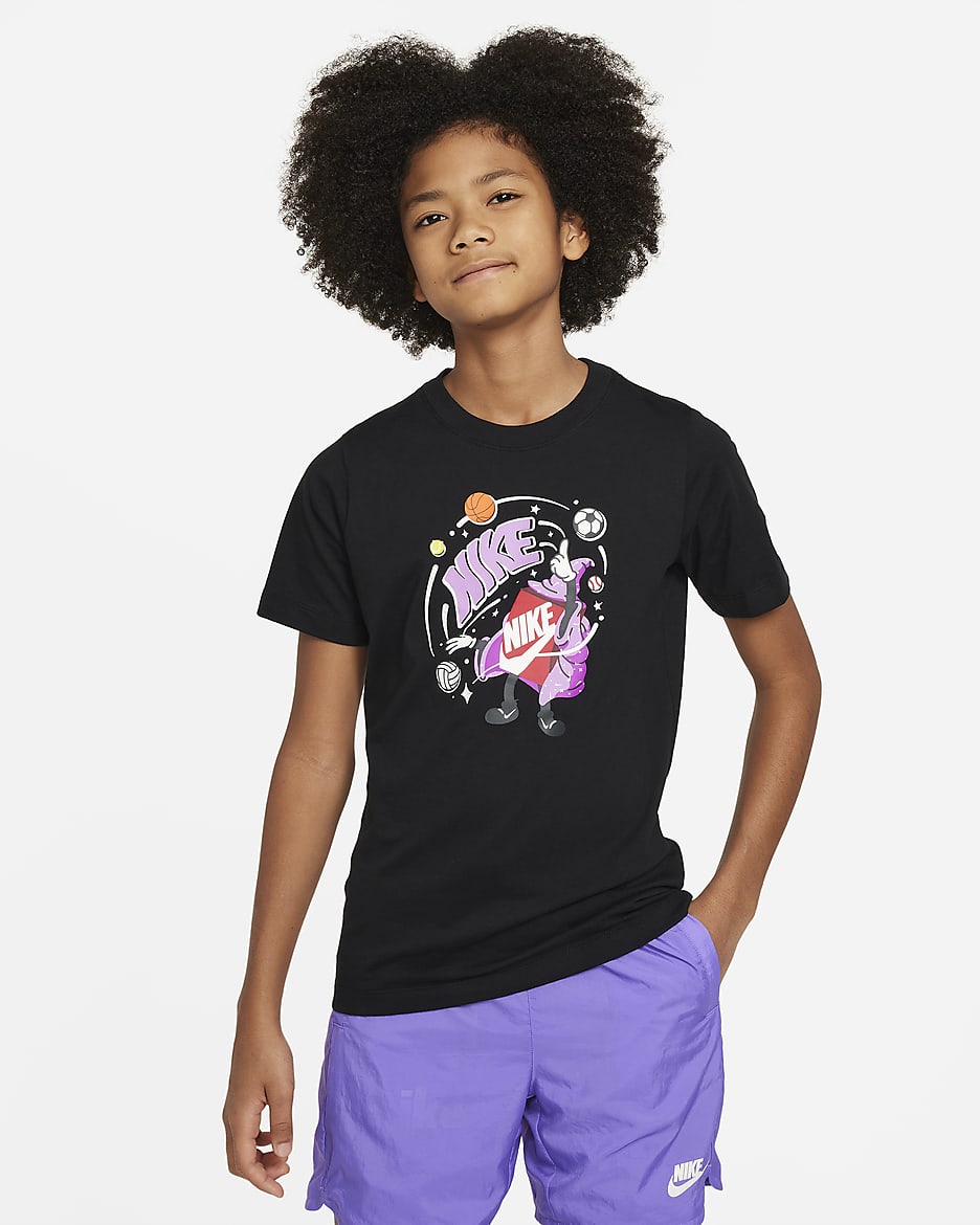 Nike Sportswear T-Shirt für ältere Kinder - Schwarz