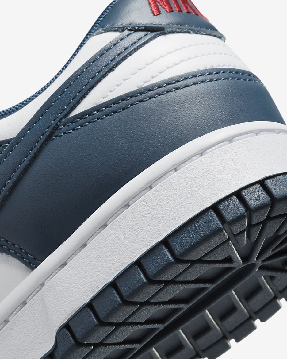 Chaussure Nike Dunk Low Retro pour Homme - Valerian Blue/Blanc/University Red/Valerian Blue