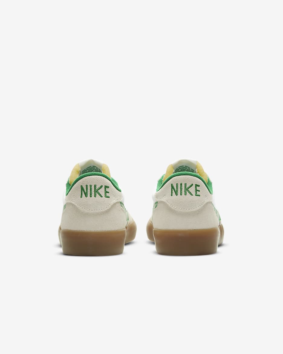 Nike SB Heritage Vulc Skate Shoes - Summit White/White/Gum Light Brown/Lucky Green