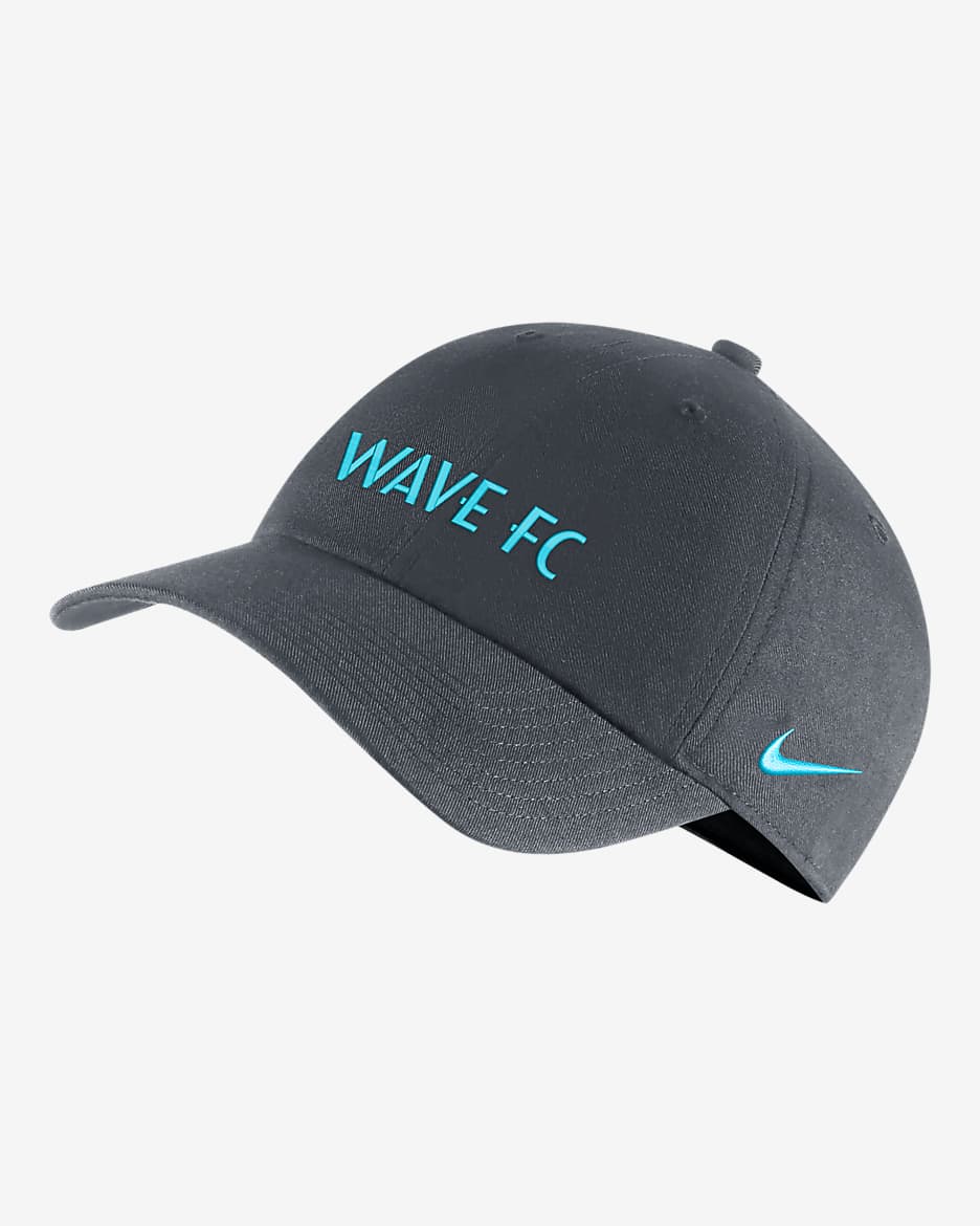 San Diego Wave FC Heritage86 Nike NWSL Soccer Cap - Flint Grey