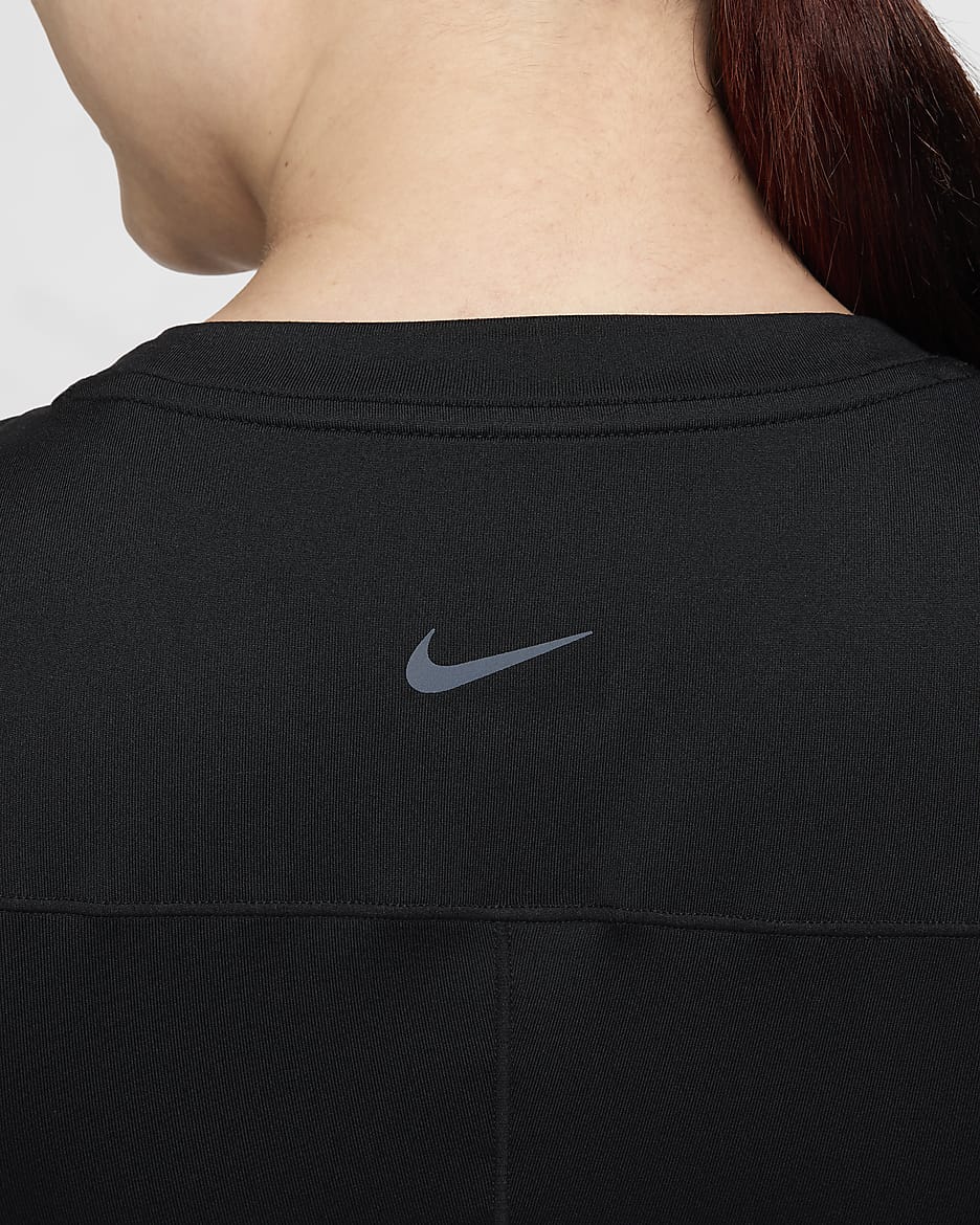 Nike (M) Women's Dri-FIT Slim-Fit Knit Dress (Maternity) - Black