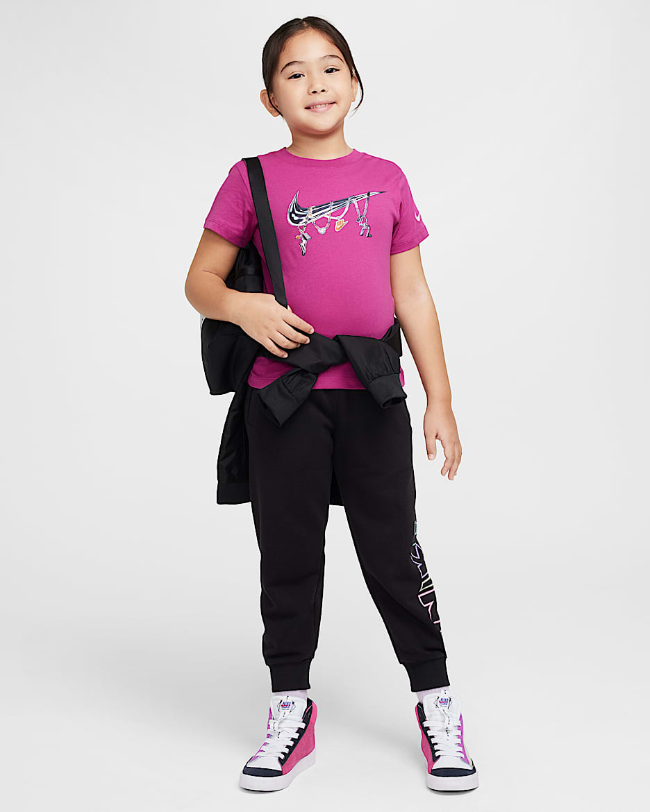 Nike Shine Little Kids' T-Shirt - Hot Fuchsia