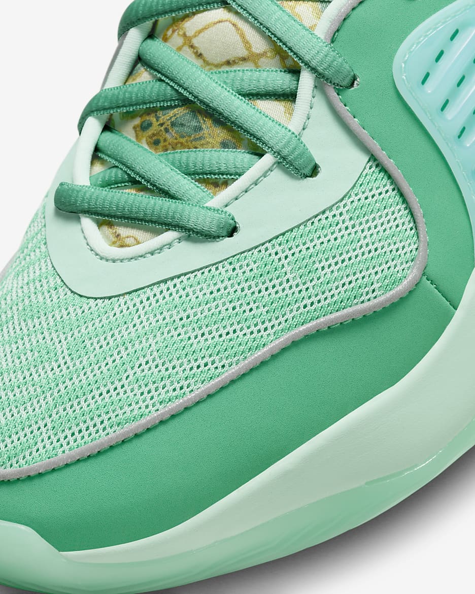 Calzado de básquetbol KD16 "Wanda" - Espuma menta/Esmeralda creciente/Verde estadio/Plata metalizado