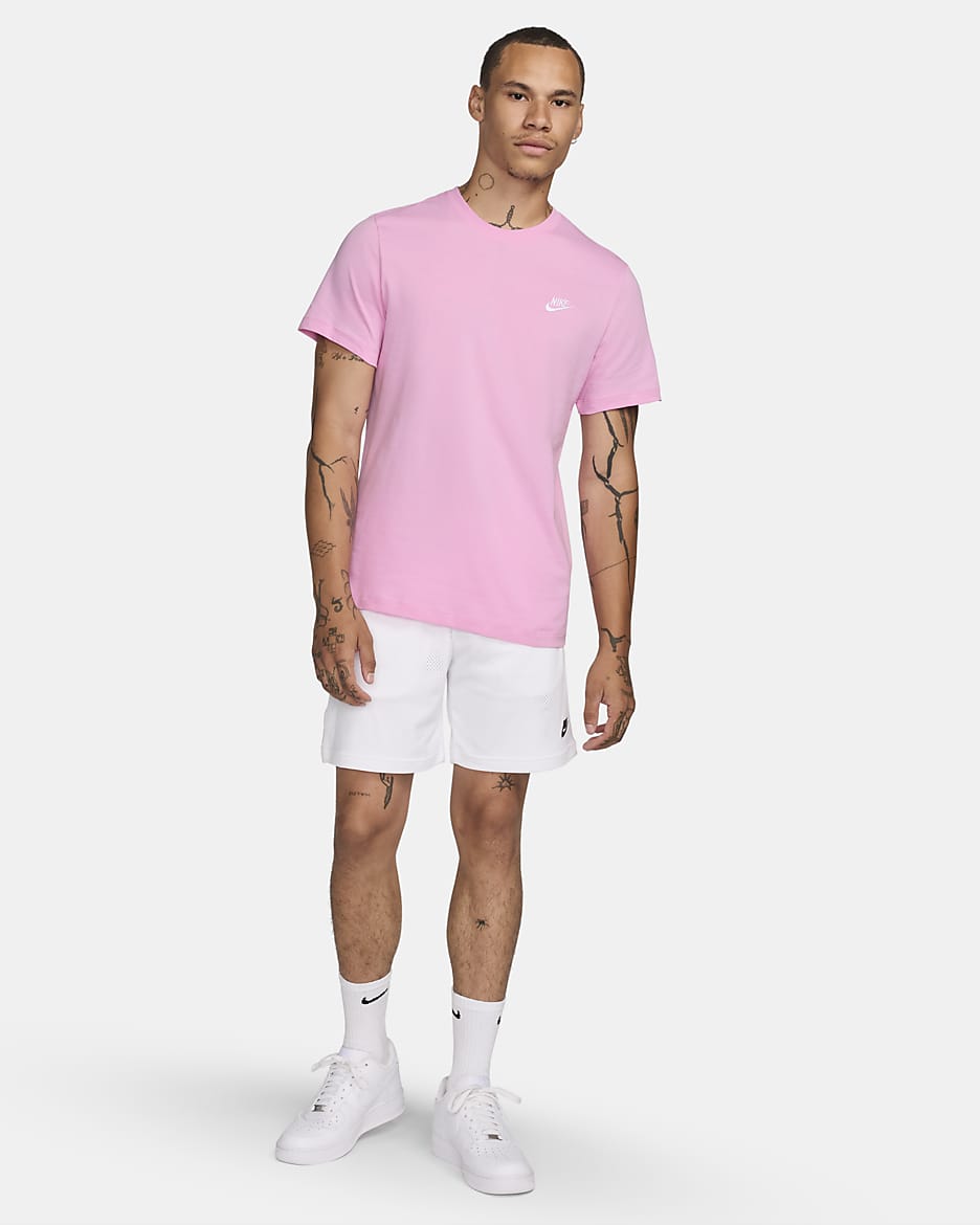 Nike Sportswear Camiseta - Hombre - Pink Rise/Negro