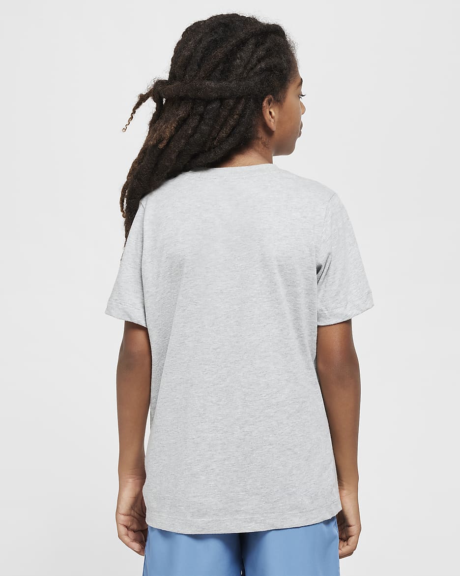 Nike Swoosh Big Kids' Cheer T-Shirt - Dark Grey Heather