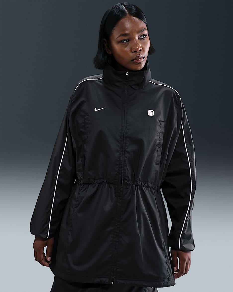 Veste tissée Nike Sportswear Shox pour femme - Noir/Anthracite/Anthracite