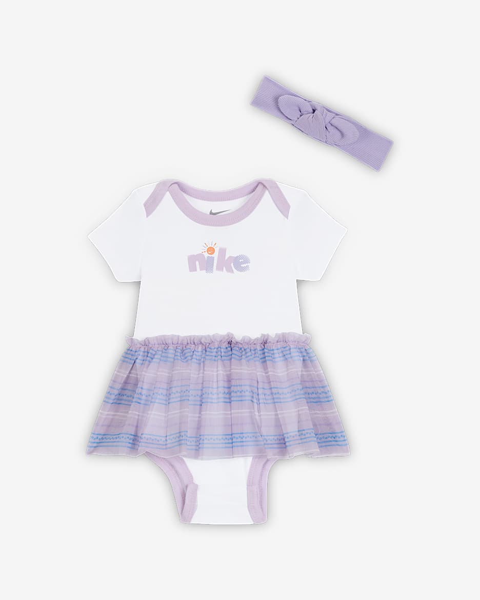 Tvådelat kjolset Nike Sunny Swoosh för baby - Doll