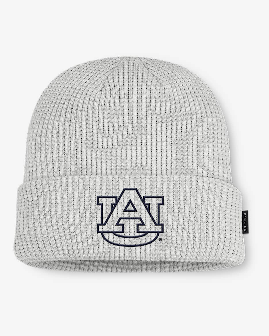 Auburn Utility Off-Field Men's Nike College Cuffed Beanie - Grey
