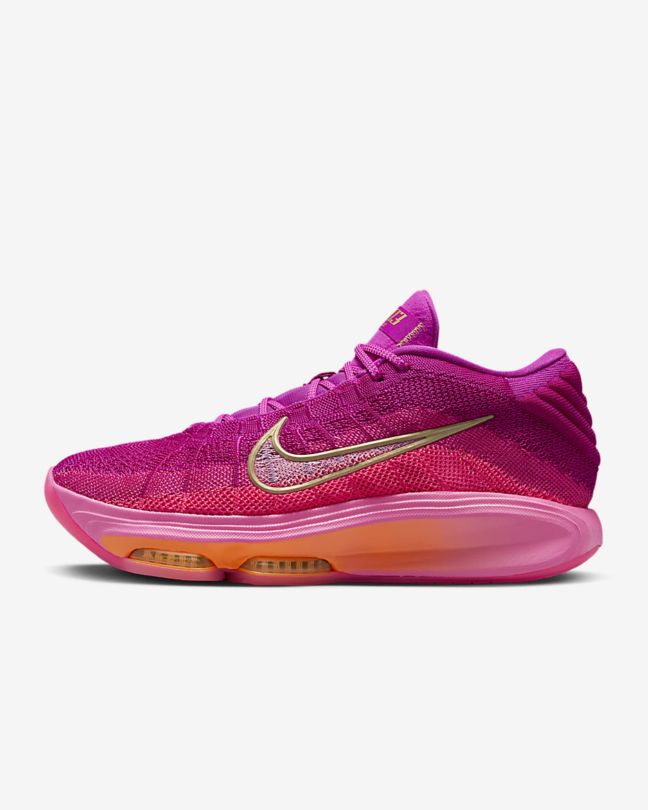 Nike G.T. Hustle 3 EP Basketball Shoes - Hyper Pink/Vivid Grape/Total Orange/White