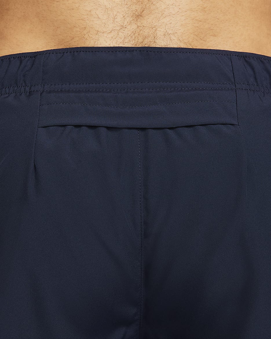 Nike Challenger Men's Dri-FIT 13cm (approx.) Brief-lined Running Shorts - Obsidian/Obsidian/Black