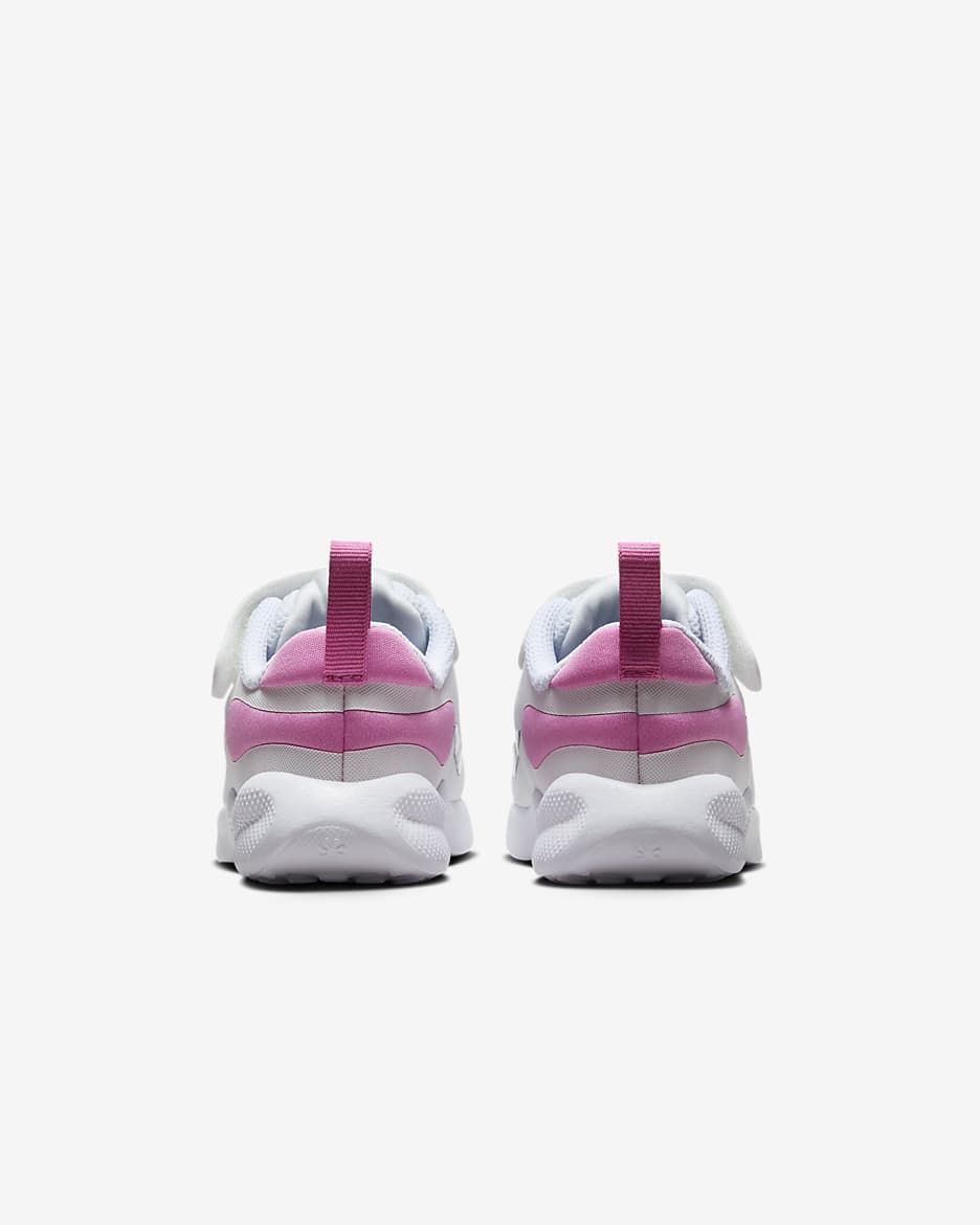 Nike Revolution 7 Baby/Toddler Shoes - White/Playful Pink/Midnight Navy