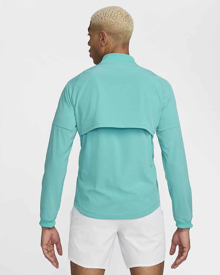 Veste de tennis Nike Dri-FIT Rafa pour homme - Dusty Cactus/Noir