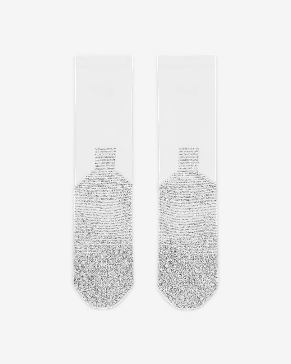 NikeGrip Vapor Strike Football Crew Socks - White/Black