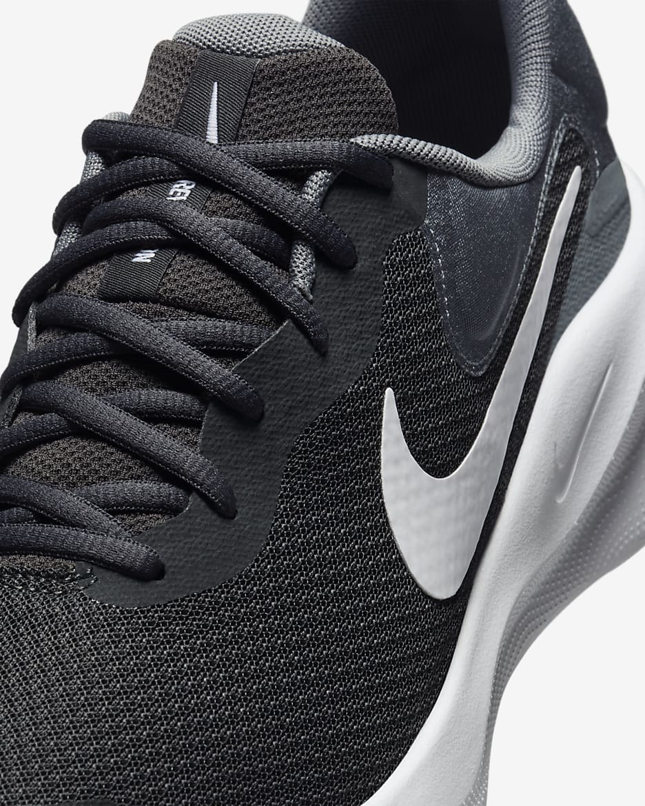 Męskie buty do biegania po asfalcie Nike Revolution 7 - Anthracite/Cool Grey/Czerń/Biel