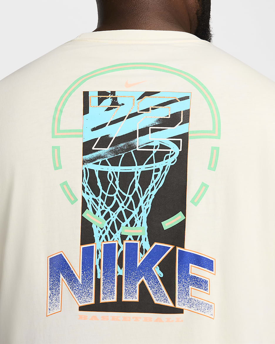 T-shirt de basket Max90 Nike pour homme - Coconut Milk