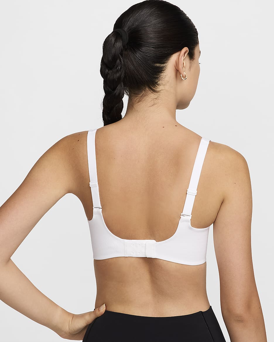 Nike Alate High-Support Women's Padded Convertible Sports Bra - White/Cool Grey