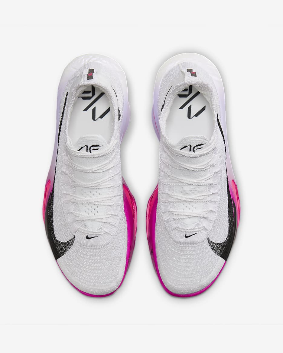 Nike Alphafly 3 Women's Road Racing Shoes - White/Purple Agate/Vivid Grape/Black