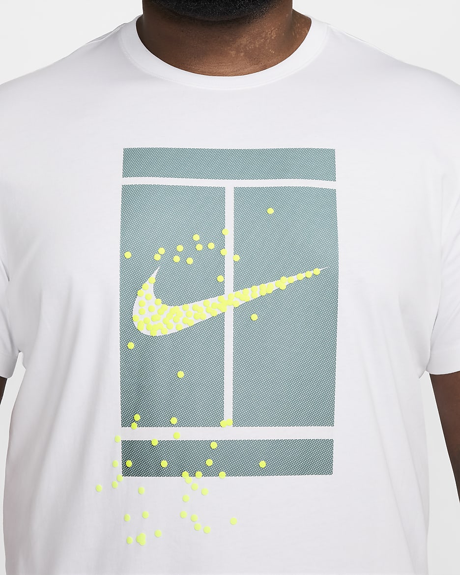 NikeCourt férfi teniszpóló - Fehér