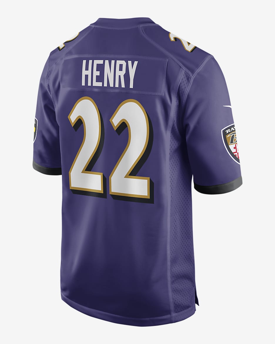 Derrick Henry Baltimore Ravens Men's Nike NFL Game Football Jersey